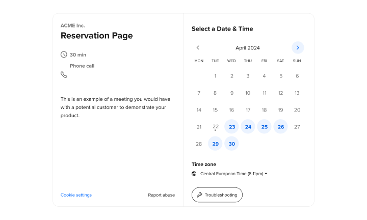 Book a meeting Book a meeting